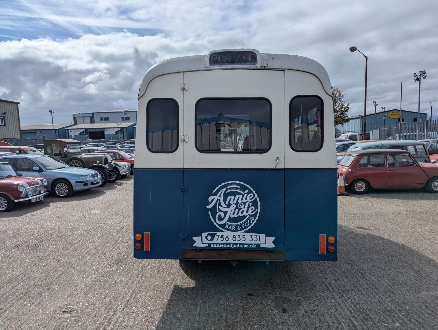 <p>1969 MORRIS LD CONVERTED AMBULANCE</p>
