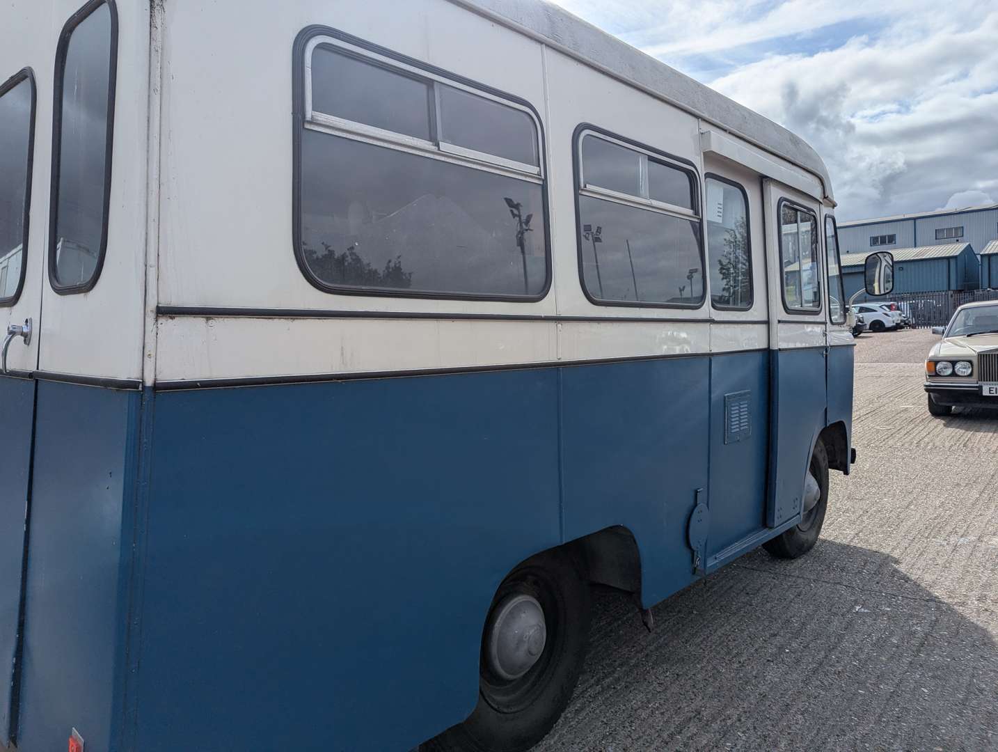 <p>1969 MORRIS LD CONVERTED AMBULANCE</p>