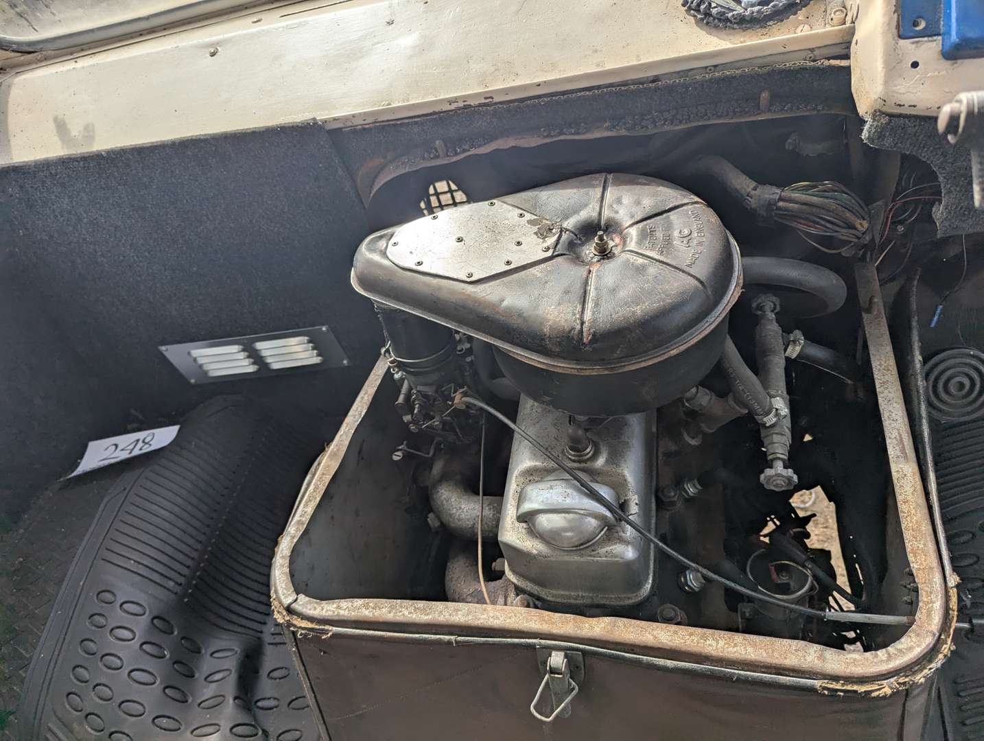 <p>1969 MORRIS LD CONVERTED AMBULANCE</p>