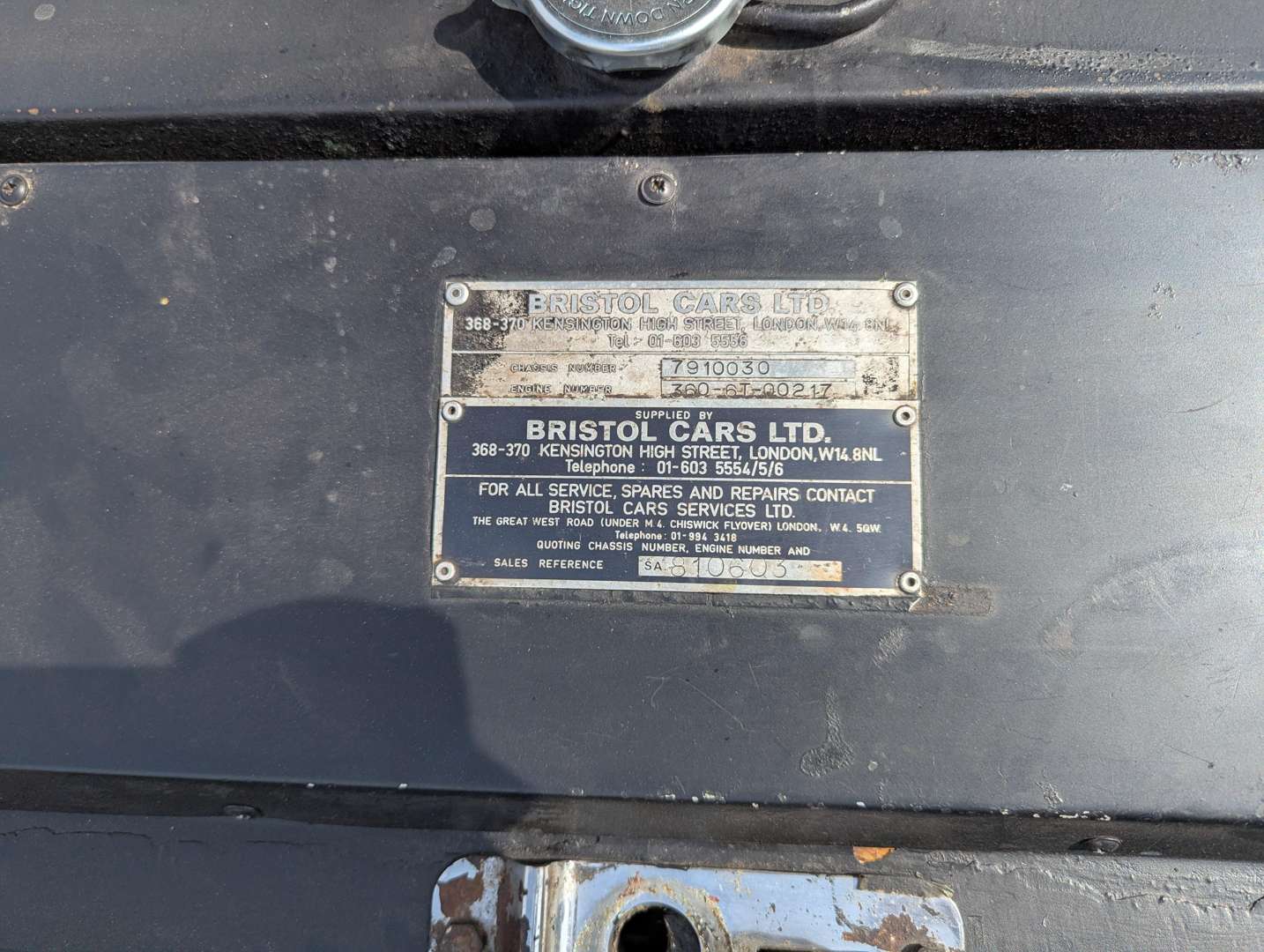 <p>1977 BRISTOL 603 S</p>