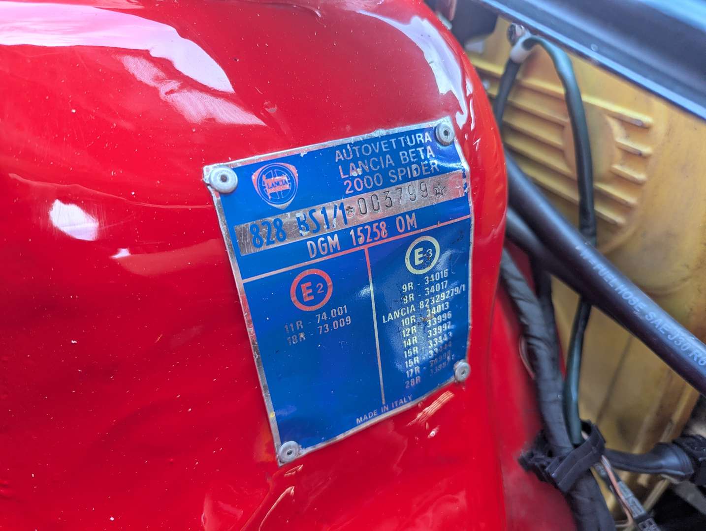 <p>1979 LANCIA BETA SPYDER</p>