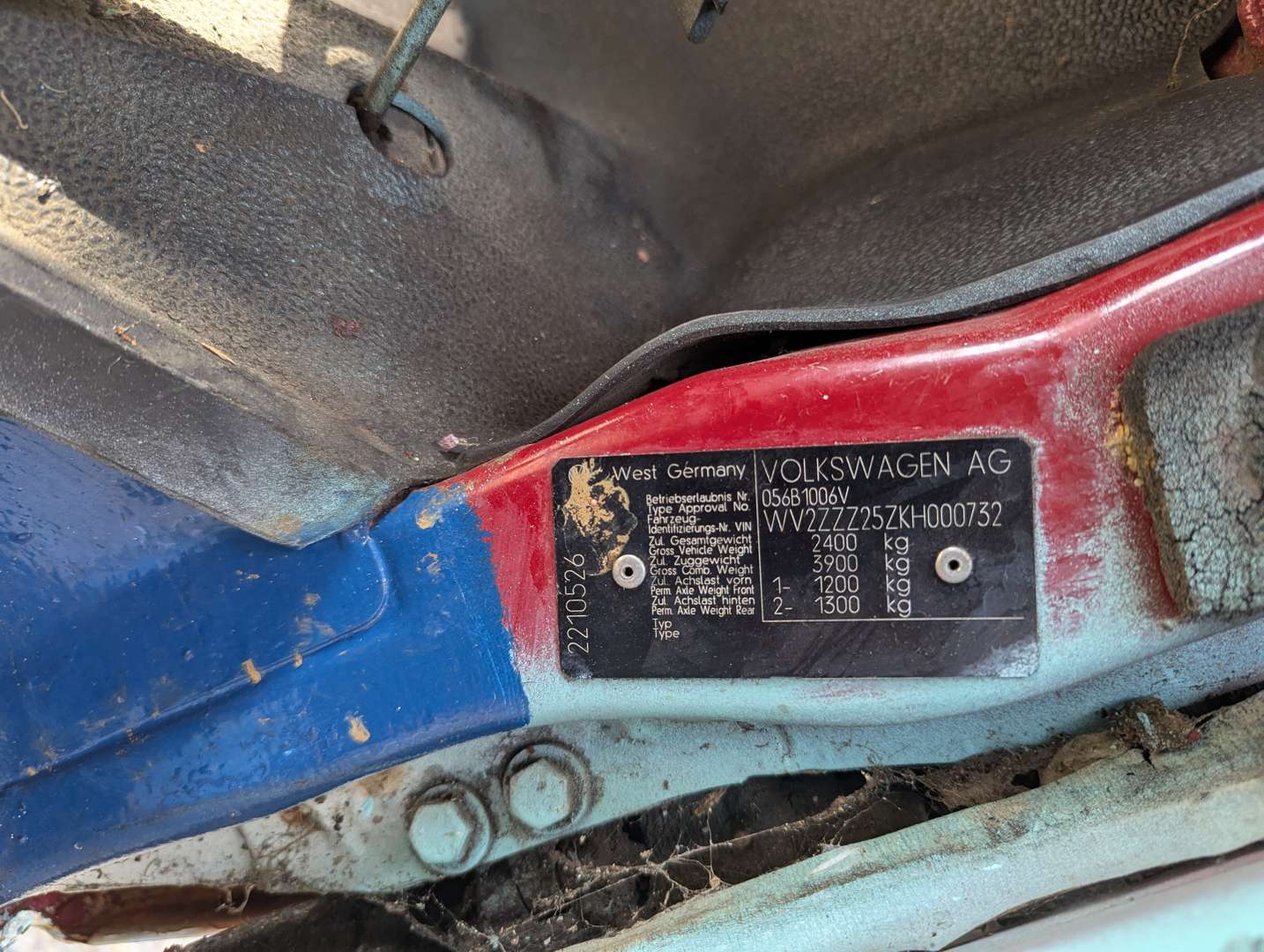 <p>1988 VW TRANSPORTER T25</p>