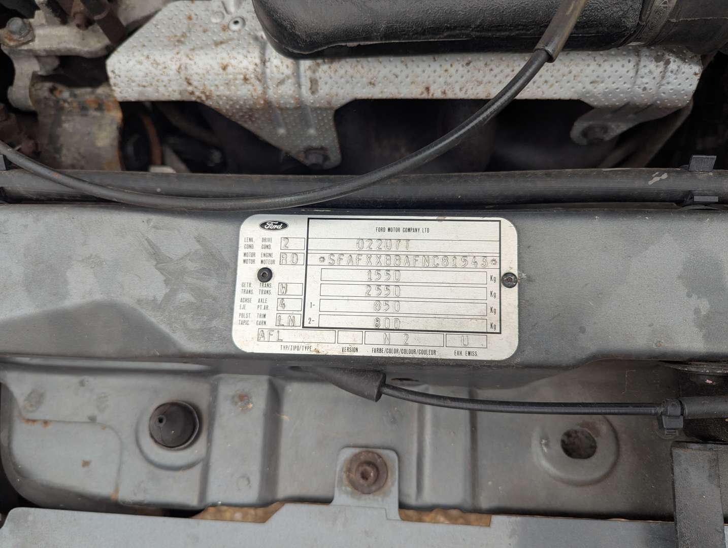 <p>1992 FORD ORION GHIA I</p>