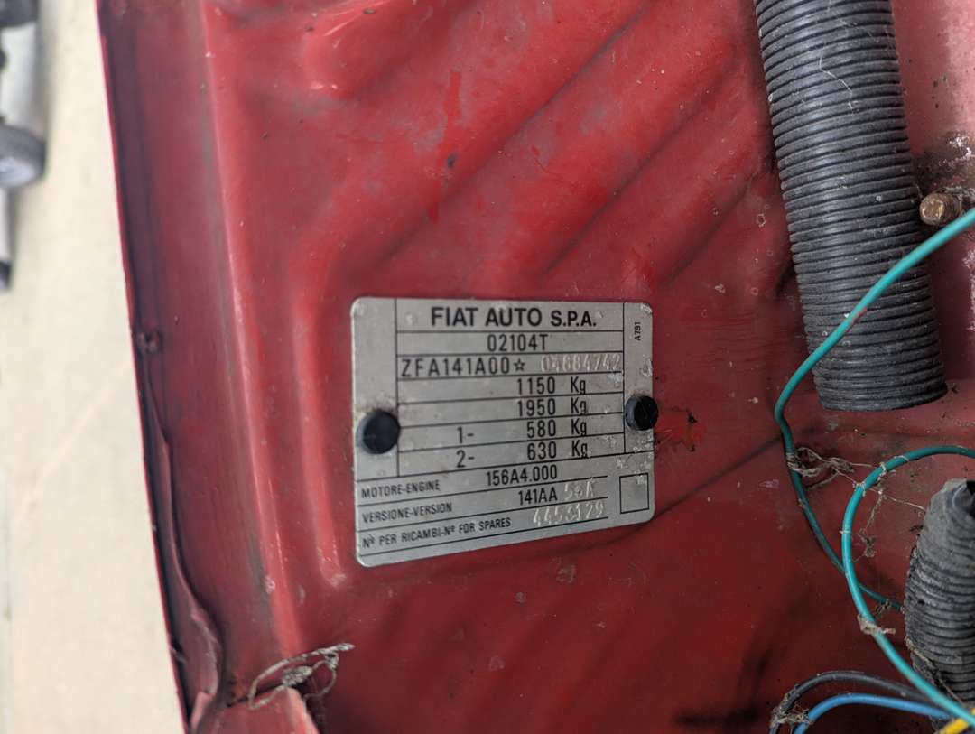 <p>1992 FIAT PANDA 750 FIRE MANIA</p>