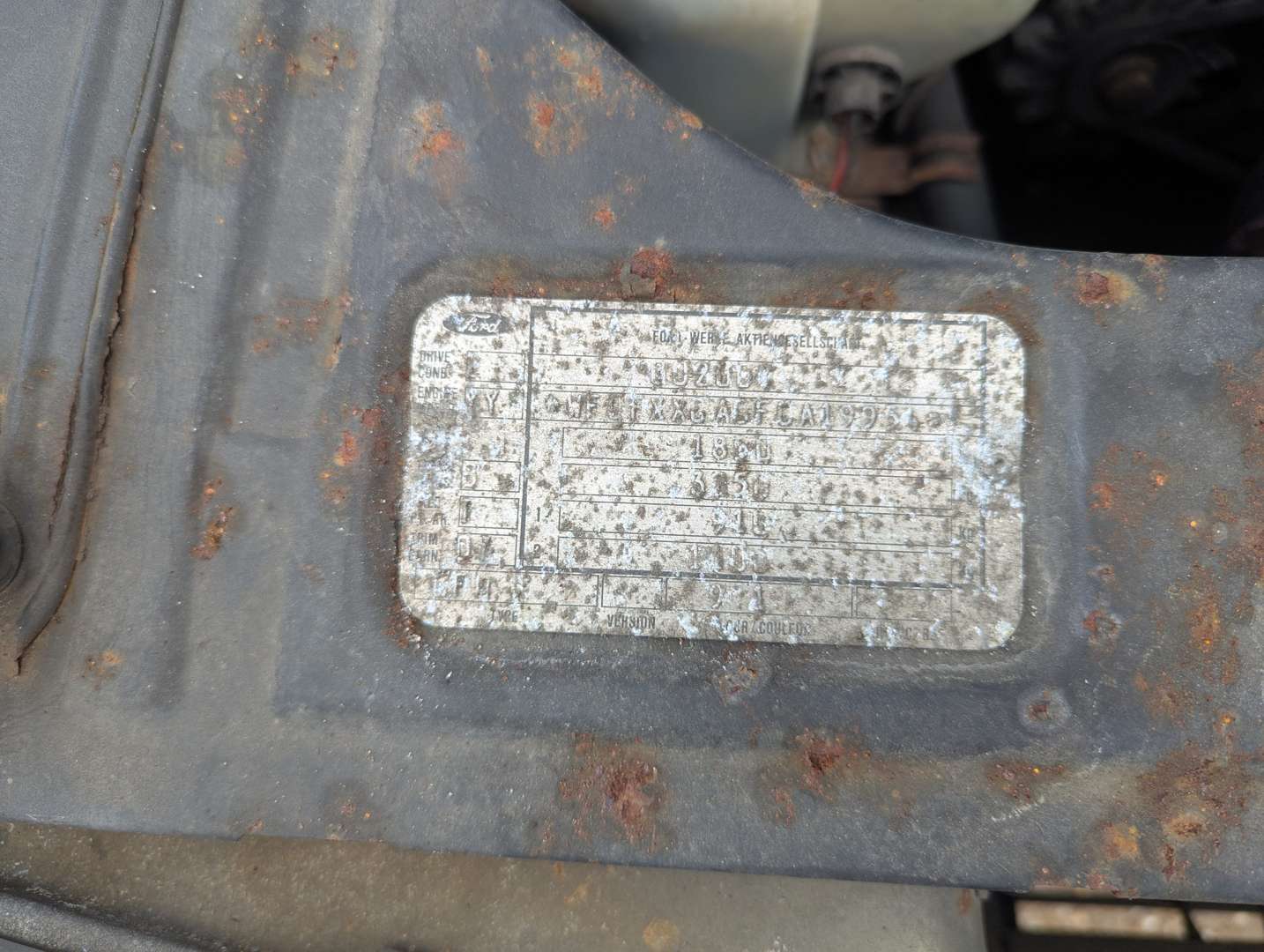 <p>1982 FORD GRANADA 2.3 V6 GL</p>