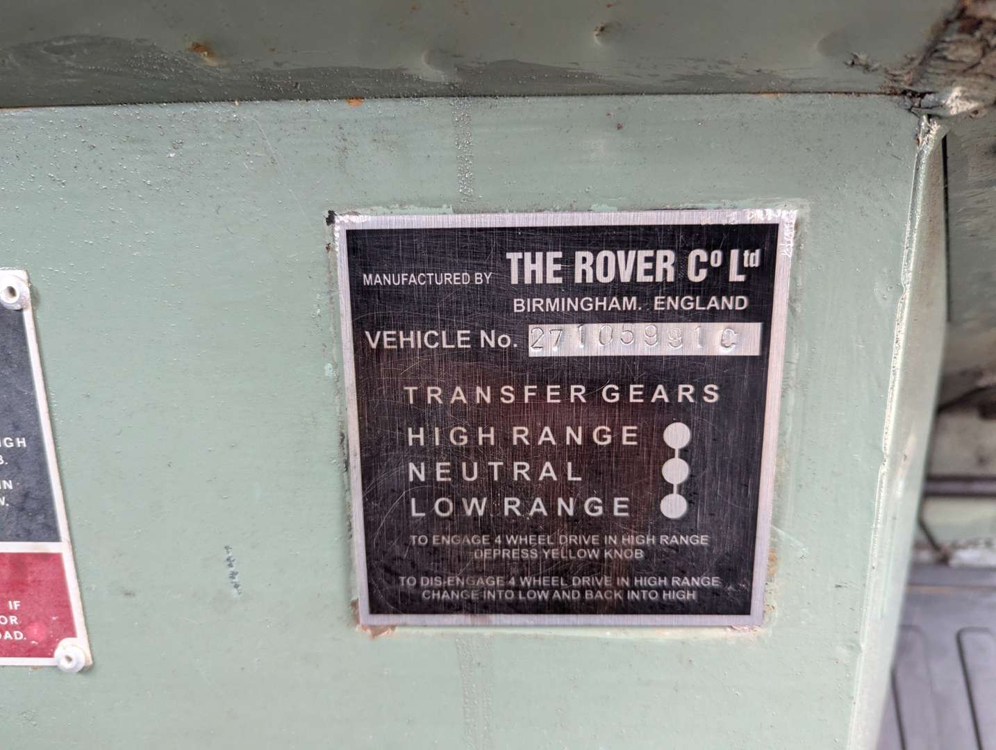 <p>1966 LAND ROVER SERIES IIA SWB</p>