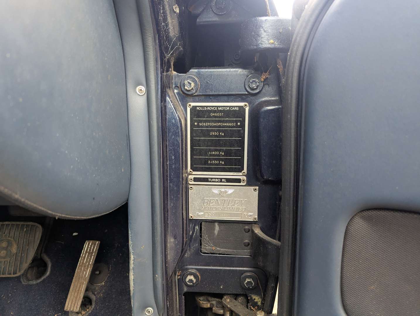 <p>1993 BENTLEY TURBO R</p>