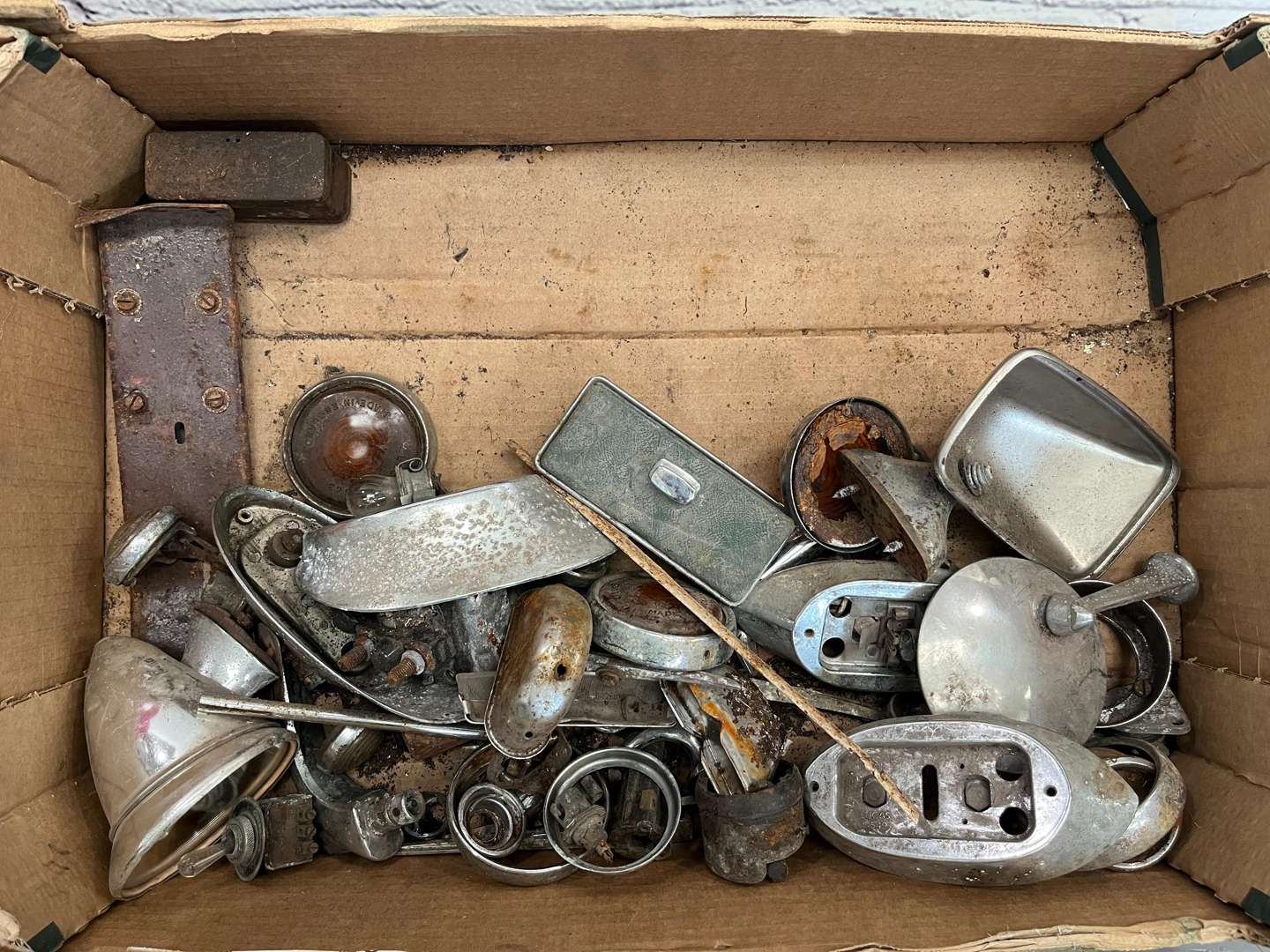 <p>Three Boxes Classic Jaguar Spares</p>