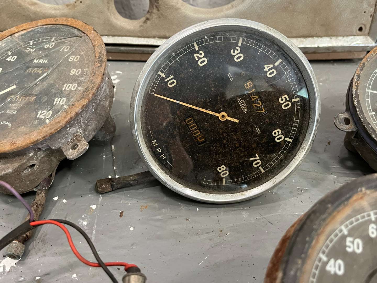 <p>Box Jaguar Car Dials From Jaguar XK150, Mk 1 & 2 Etc</p>