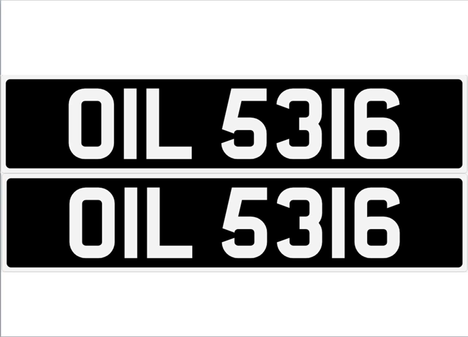 <p>&nbsp; OIL 5316 Registration Number&nbsp;</p>