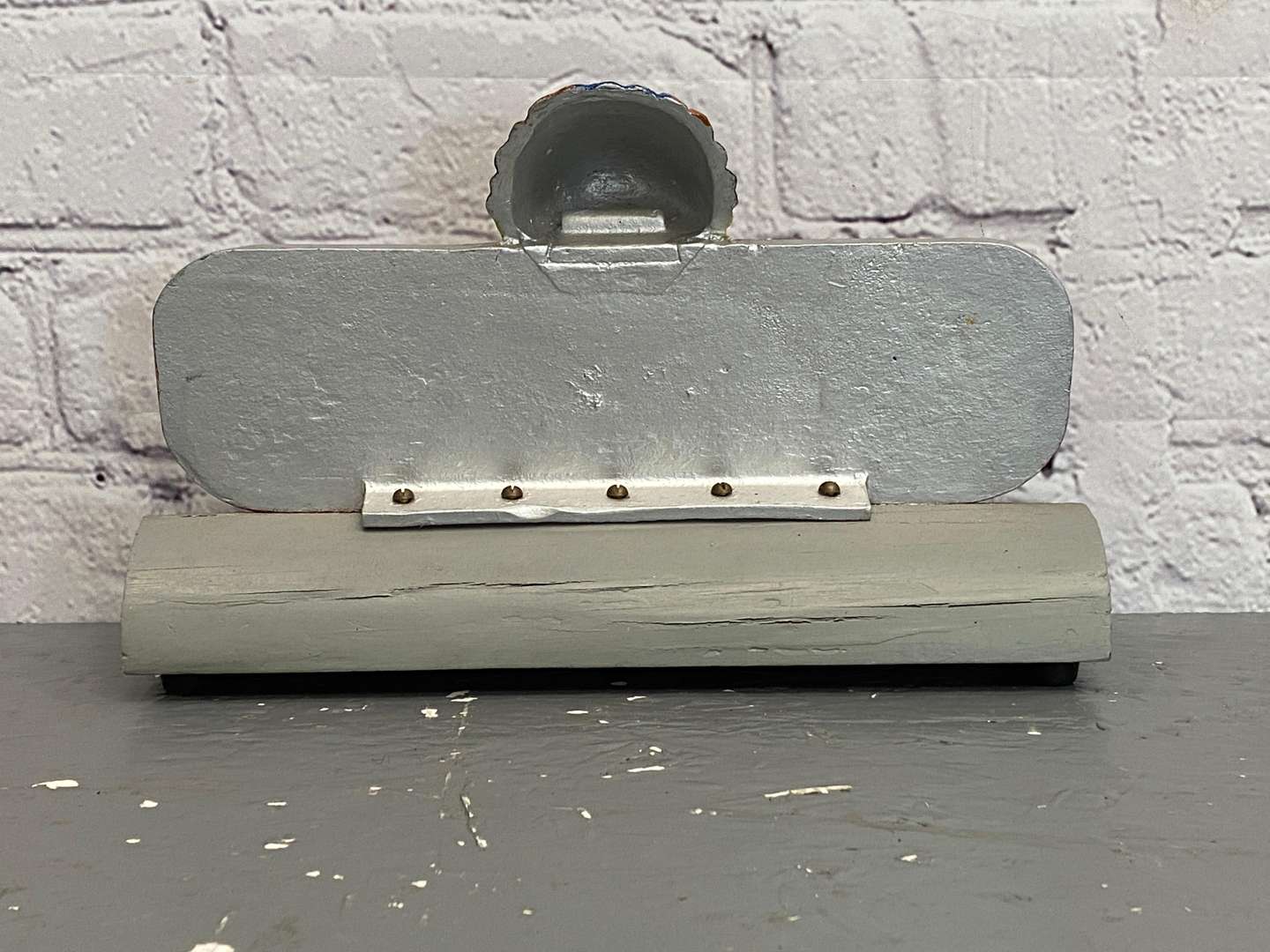 <p>GUY, a mid 20th century cast aluminum commercial vehicle mascot,</p>