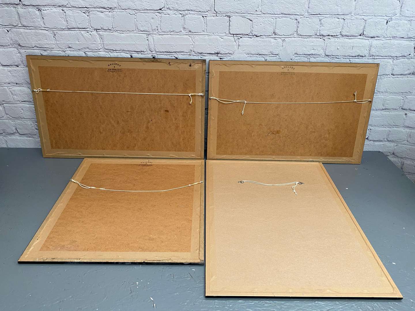 <p>Four various framed Colin Carted F1 related prints</p>