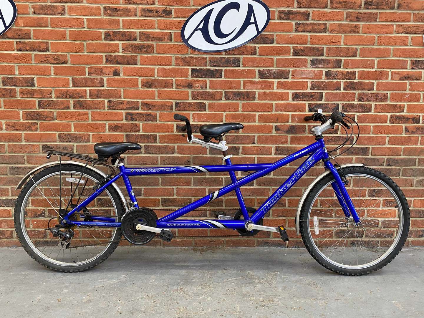 <p>Timberline, A modern tandem bicycle,</p>