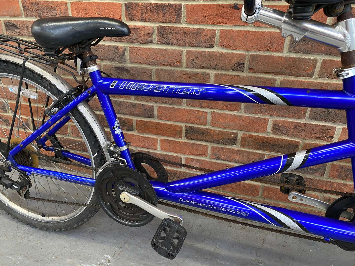 <p>Timberline, A modern tandem bicycle,</p>