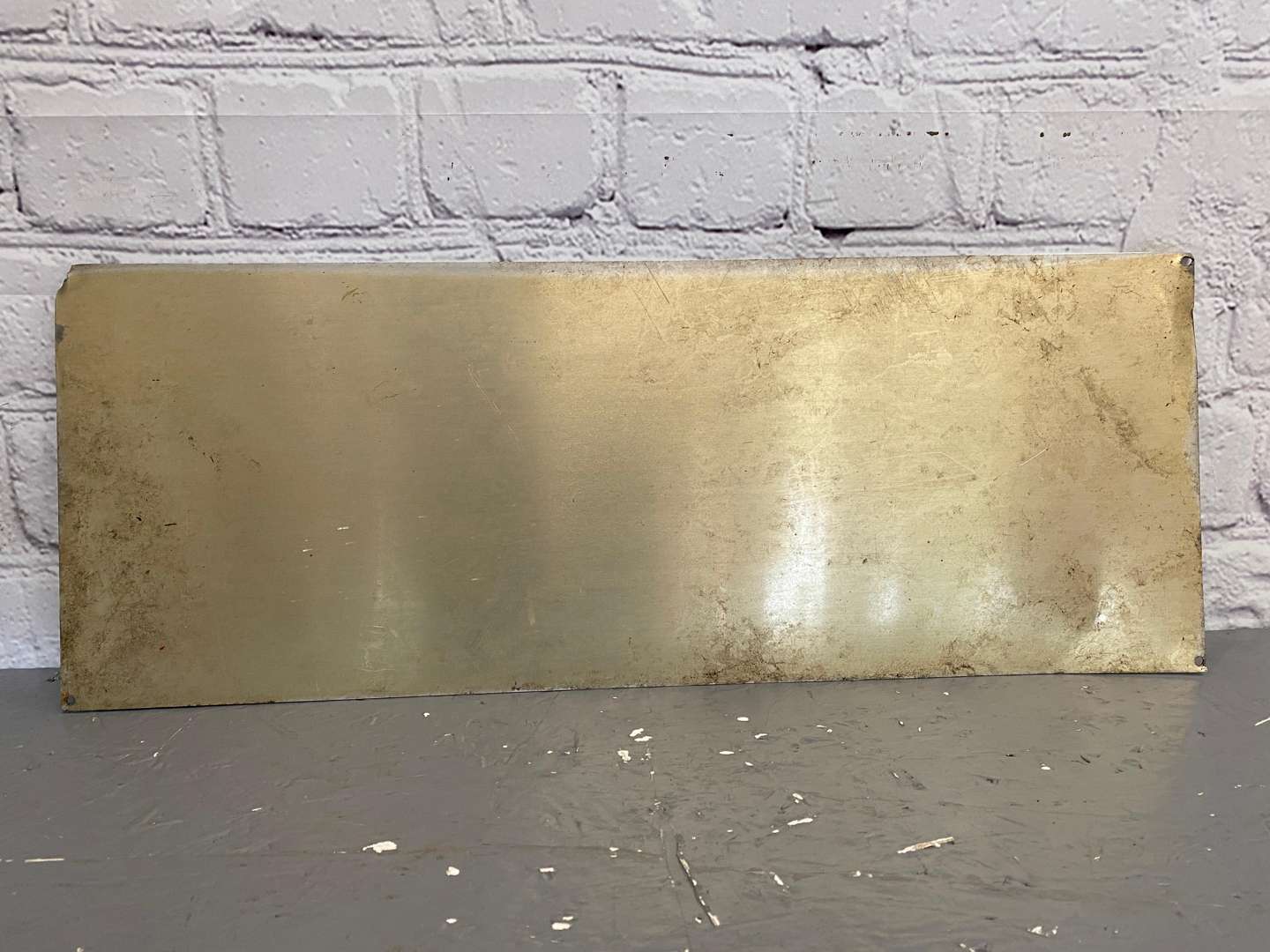 <p>Michelin Reception, a modern printed tin sign,</p>