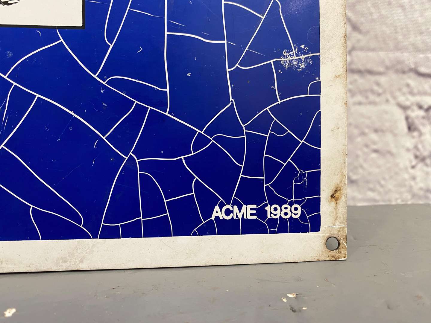 <p>Michelin Reception, a modern printed tin sign,</p>