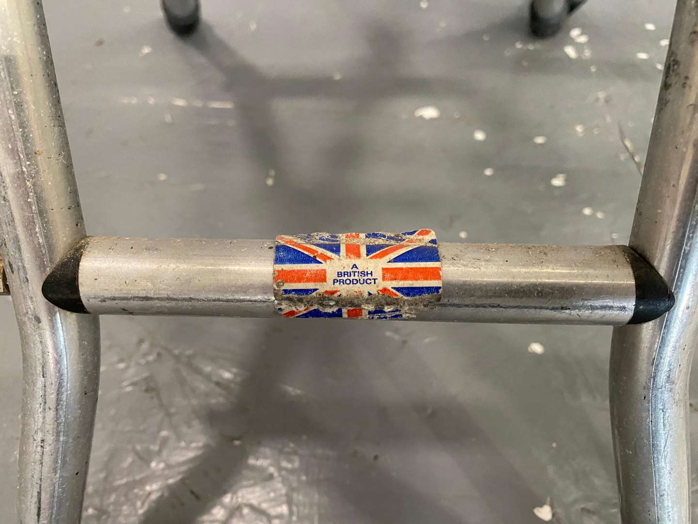 <p>Jaguar, a pair of late 20th century aluminium and canvas folding stools,&nbsp;</p>