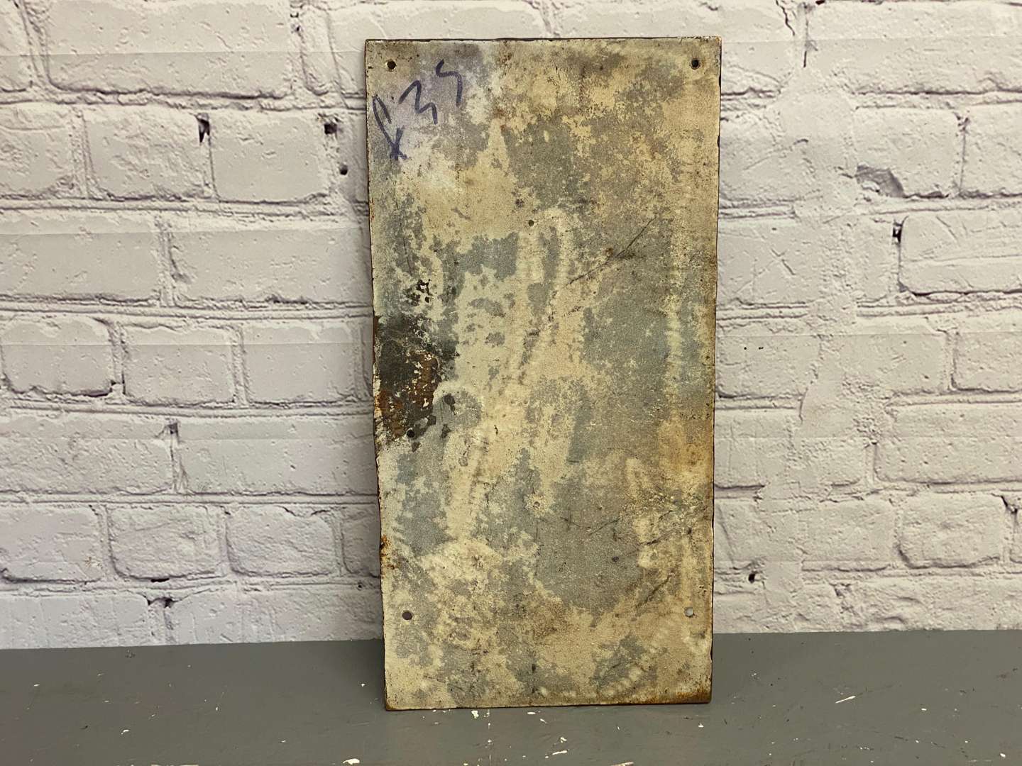 <p>Level Crossing, a modern reproduction cast metal sign,</p>