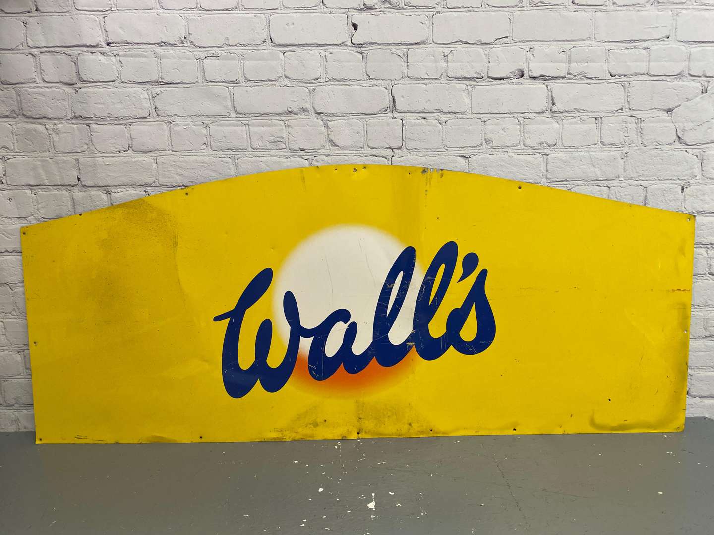 <p>Wall's, a large, late 20th century printed ice-cream advertising sign,&nbsp;</p>