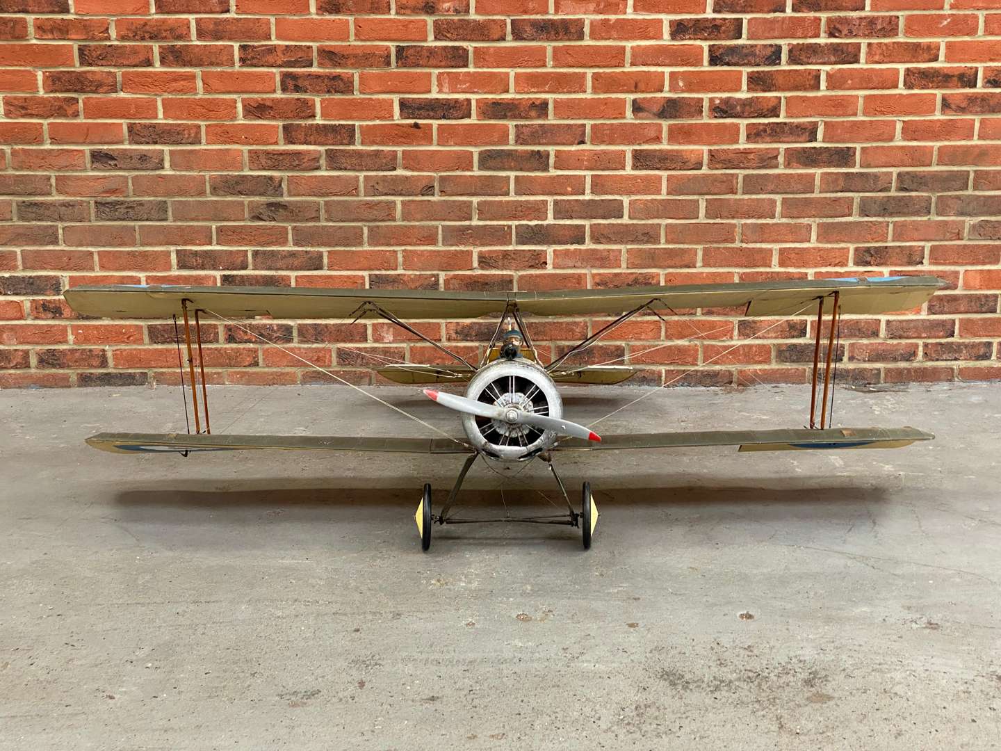 <p>Sopwith Aviation Co Ltd, ¼ scale model Bi-Plane,&nbsp;</p>