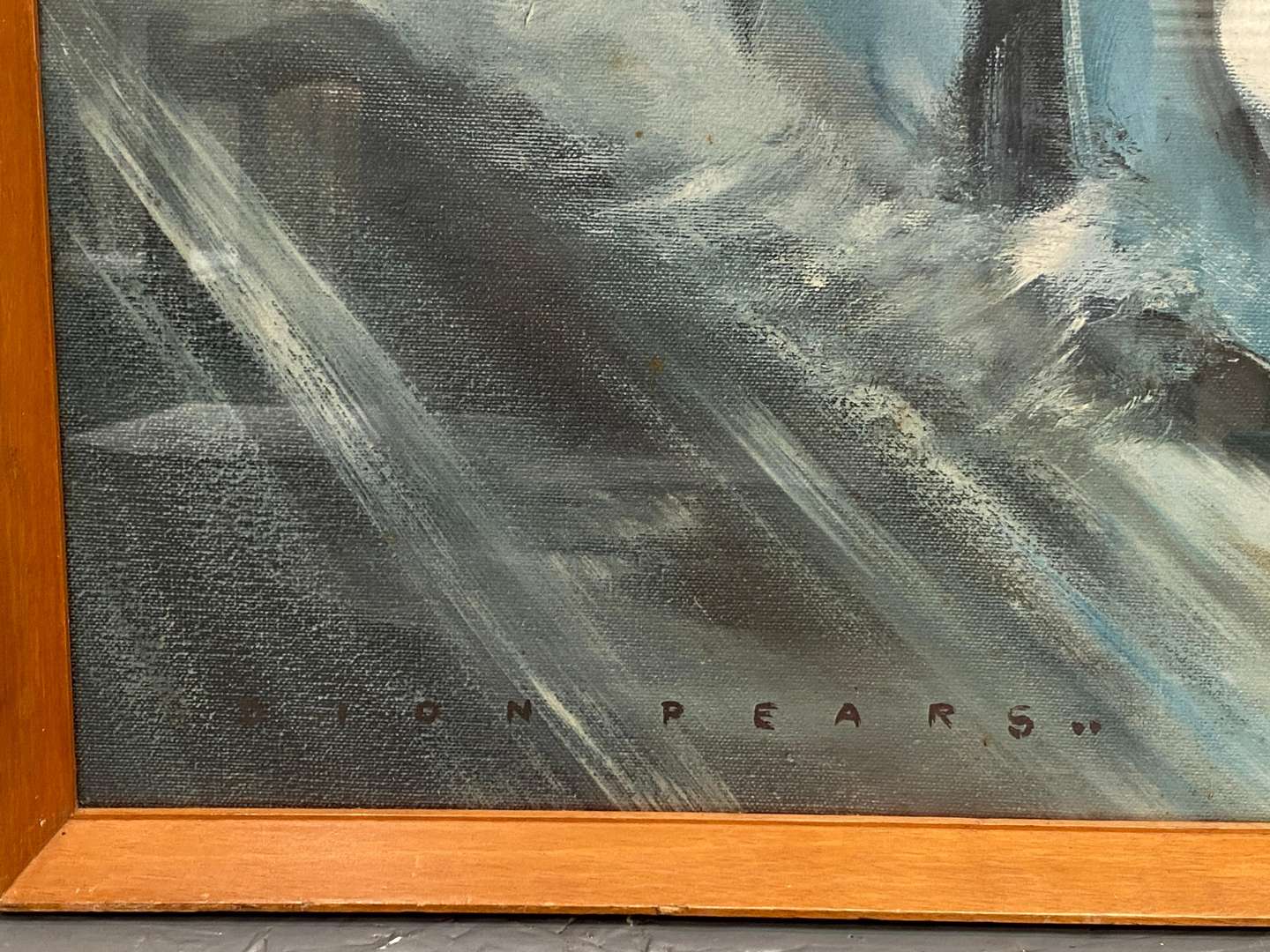 <p>Pion Pears, a 1970's framed print,</p>