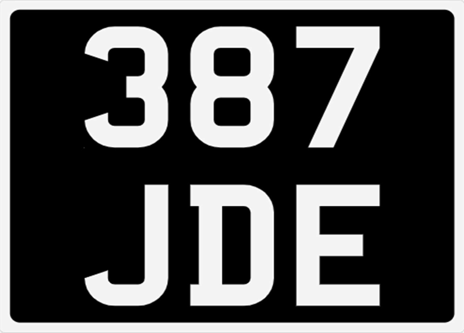 <p>&nbsp; 387 JDE Registration Number&nbsp;</p>