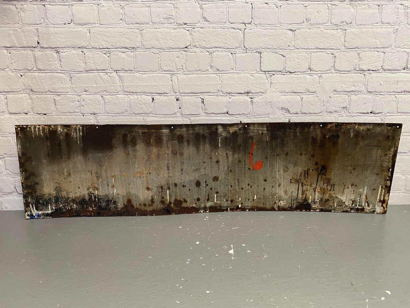 <p>Colman's Starch, an early 20th century steel and enamel sign,</p>