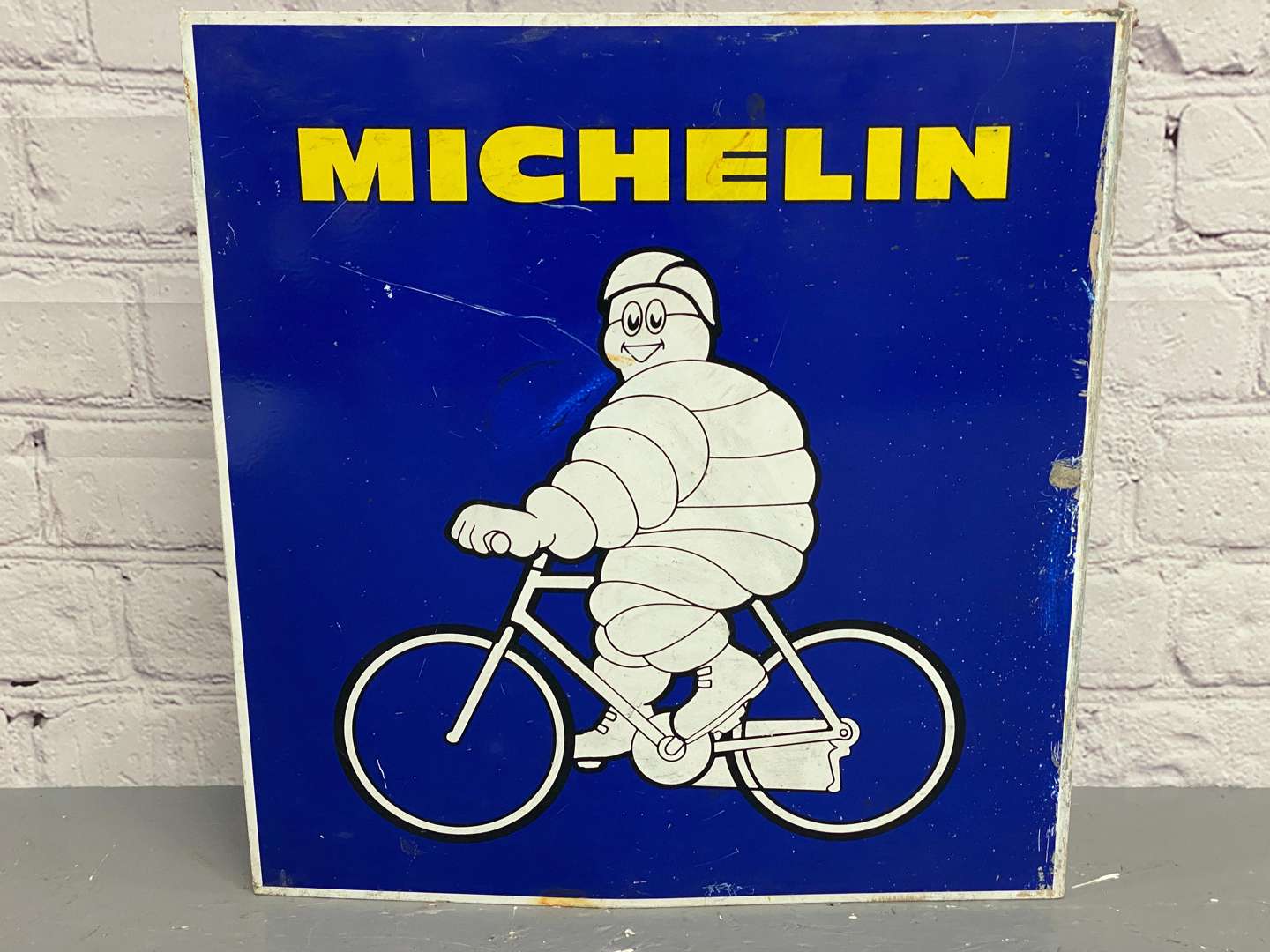 <p>Michelin, a modern printed aluminium flange sign,</p>