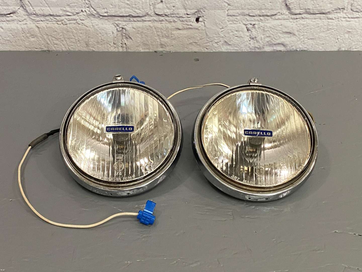 <p>Carello, a pair of 1970's driving lights, 387,</p>