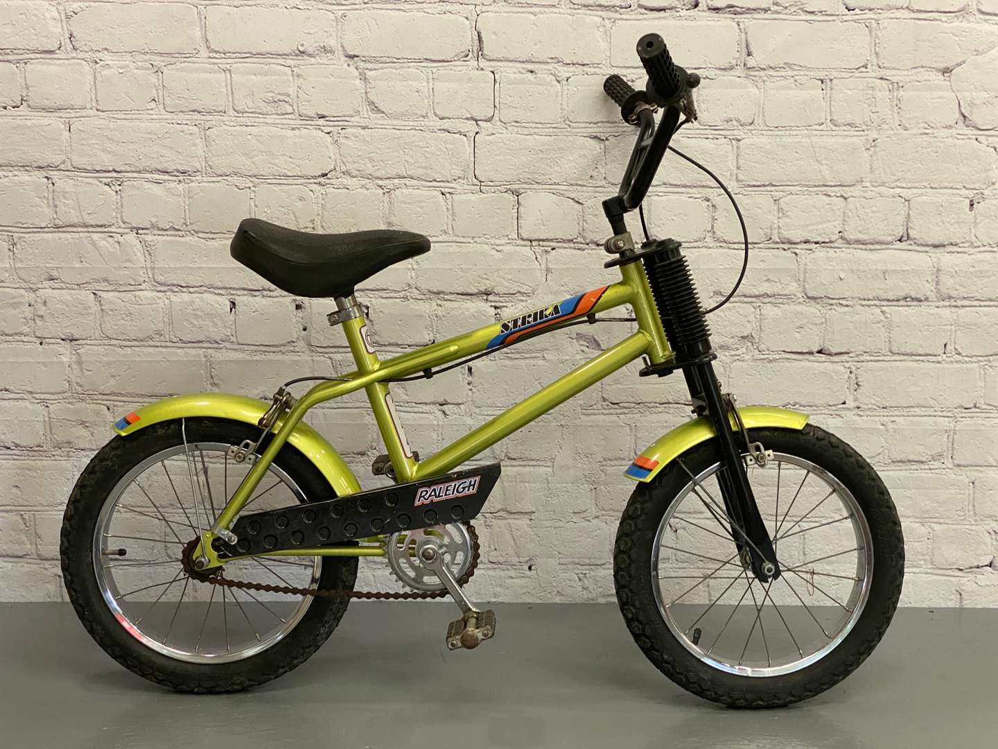 <p>Raleigh, a late 1970's / early 1980's “Strika” bicycle,</p>