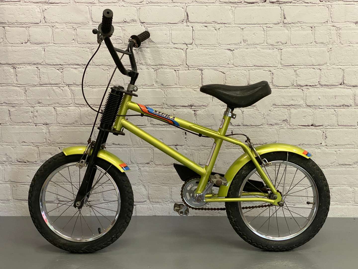<p>Raleigh, a late 1970's / early 1980's “Strika” bicycle,</p>