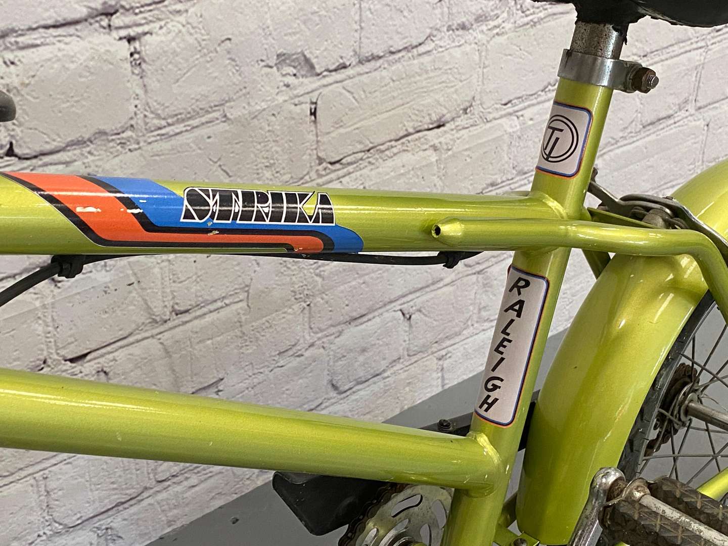 <p>Raleigh, a late 1970's / early 1980's “Strika” bicycle,</p>