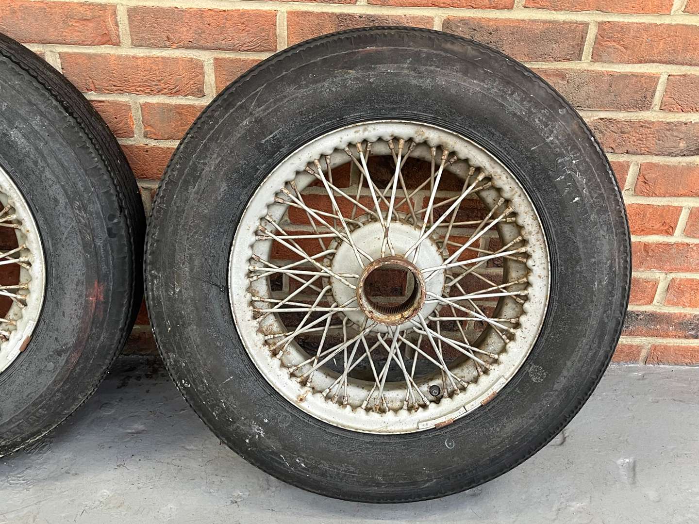 <p>Five Jaguar 16 Inch Wire Wheels</p>