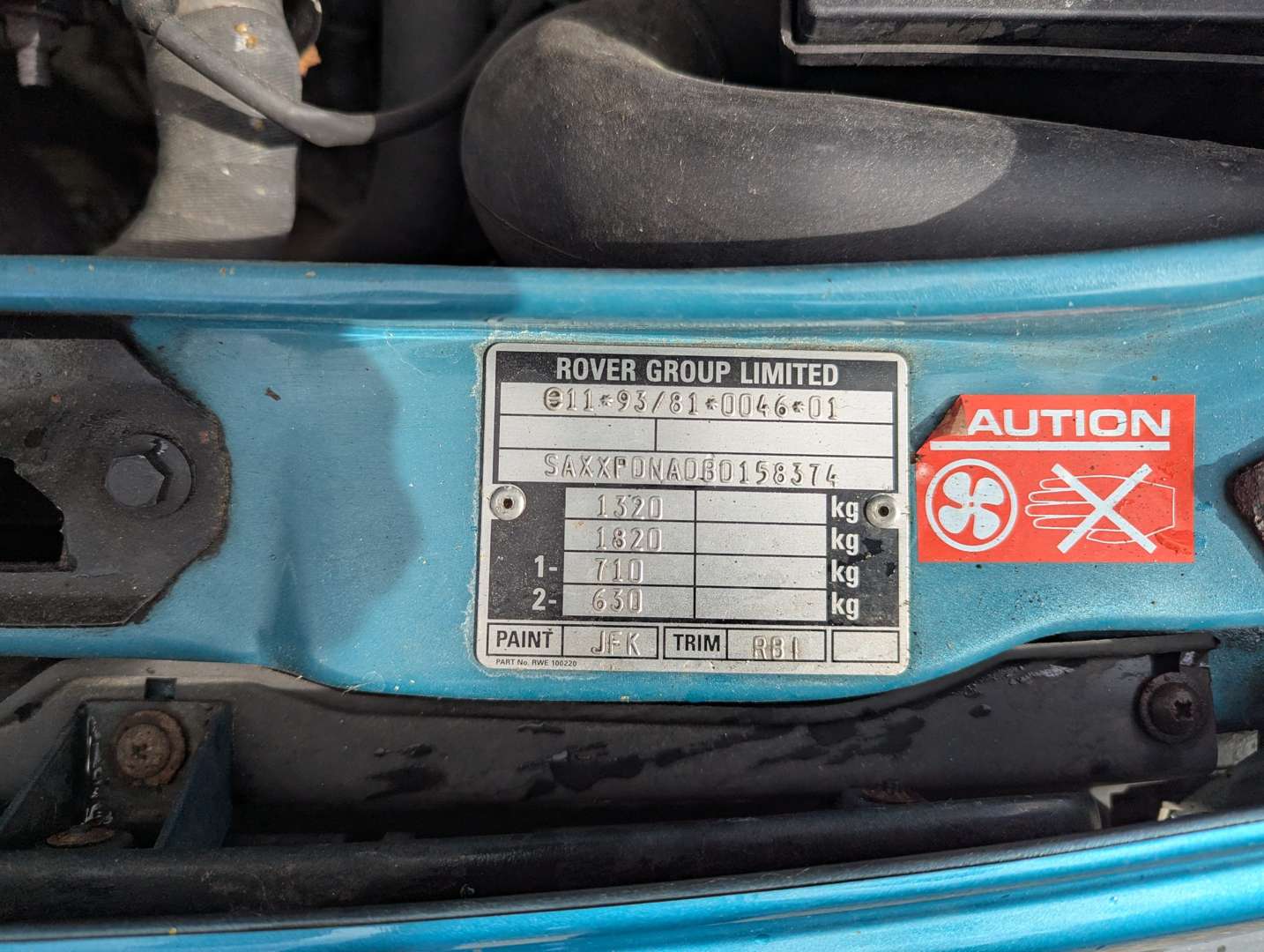 <p>1997 ROVER 100 ASCOT</p>