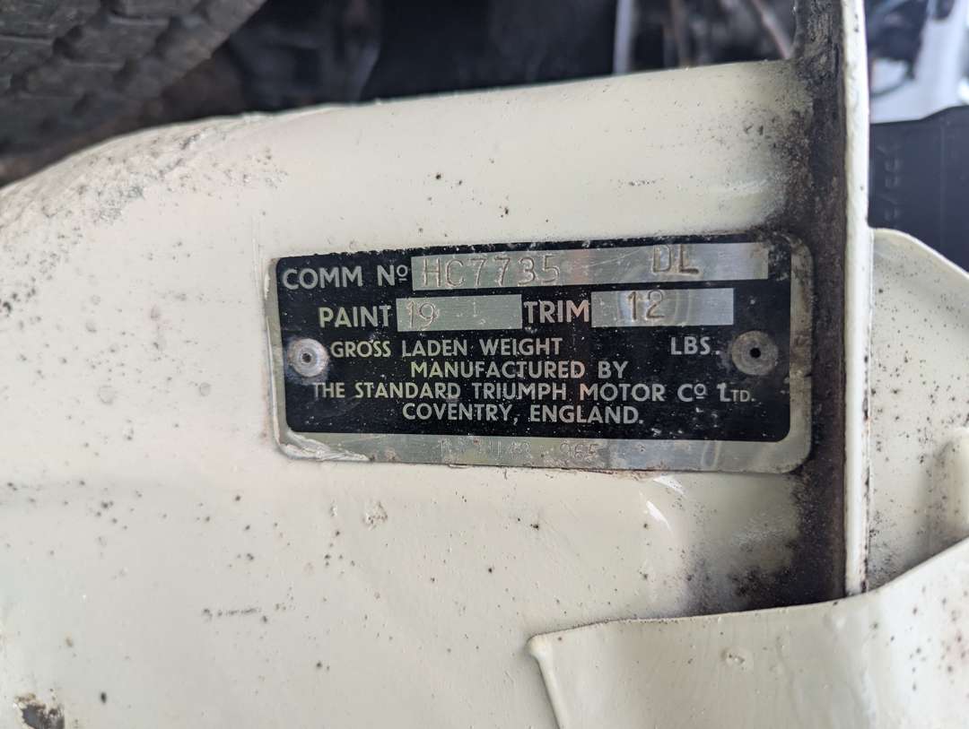 <p>1967 TRIUMPH VITESSE 2.0</p>
