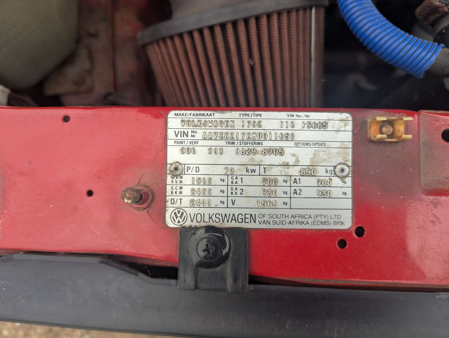 <p>1991 VW CADDY PICK-UP</p>