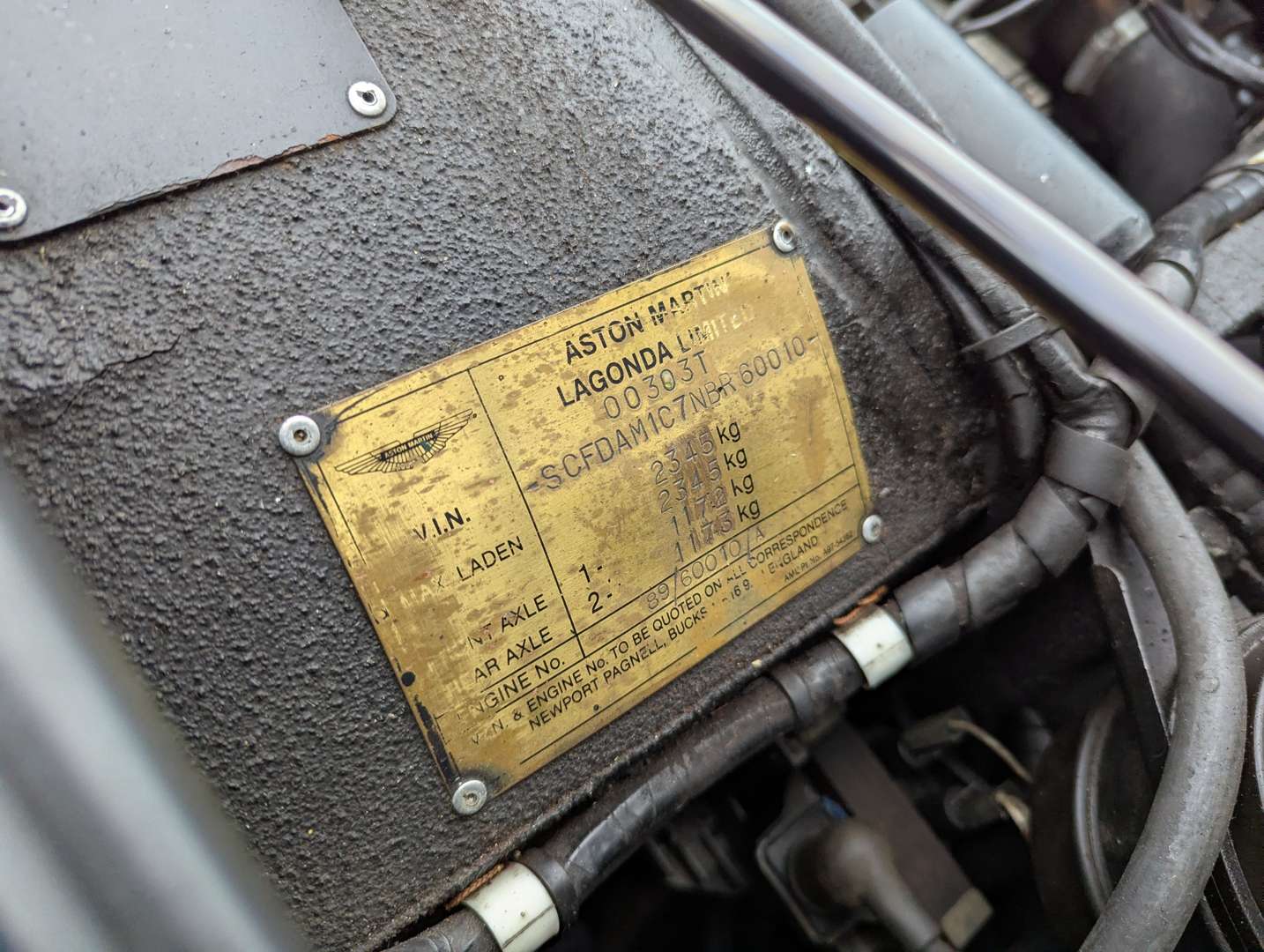 <p>1992 ASTON MARTIN VIRAGE VOLANTE AUTO</p>