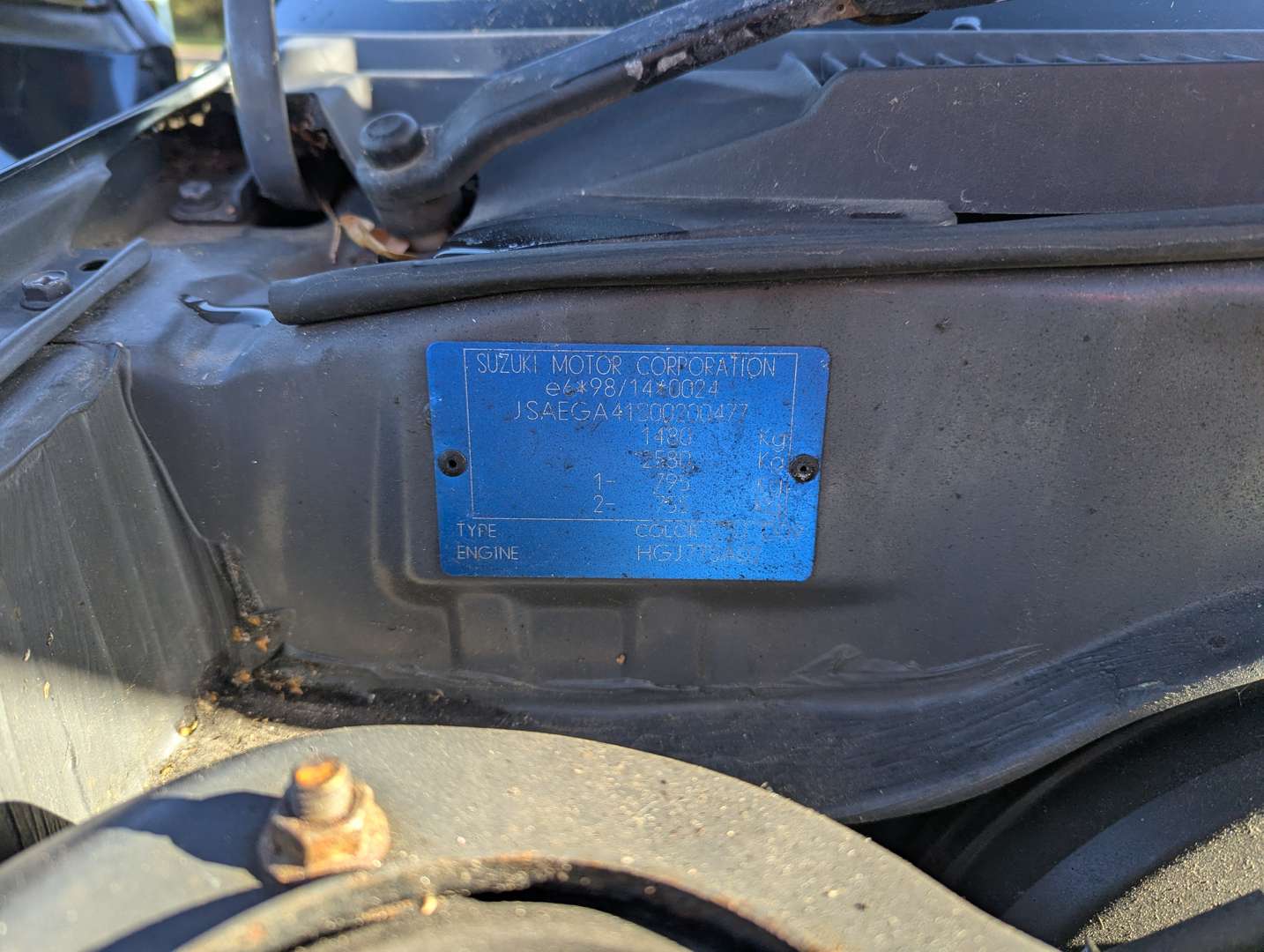 <p>2001 SUZUKI BALENO GSR</p>