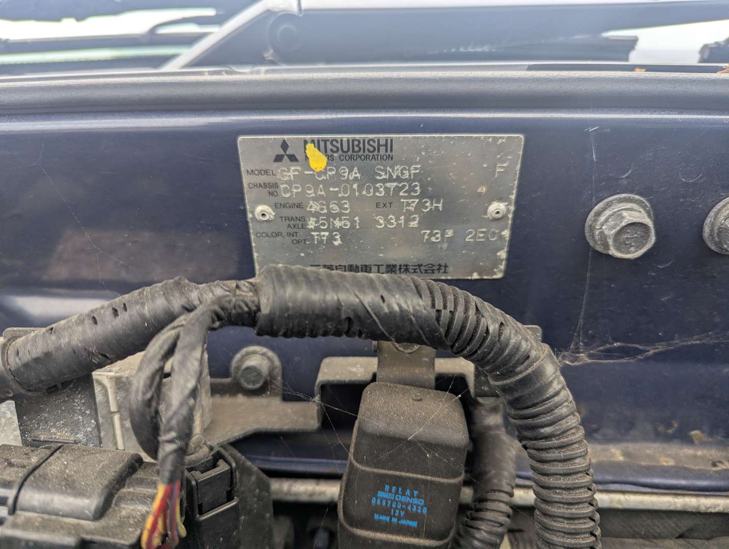 <p>1999 MITSUBISHI LANCER EVO VI</p>