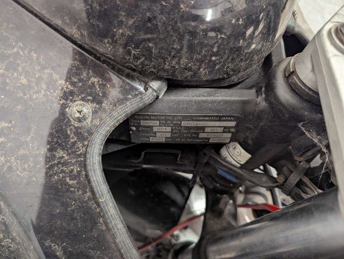 <p>1990 SUZUKI GSX-F 600</p>