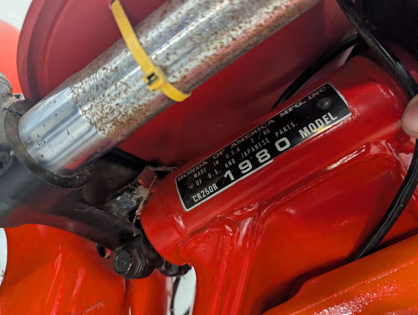 <p>1980 HONDA CR250 ELSINORE</p>