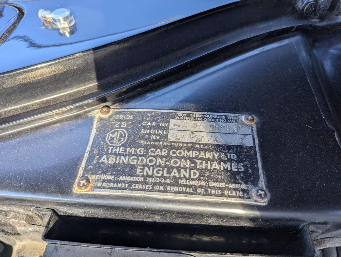 <p>1957 MG ZB MAGNETTE</p>