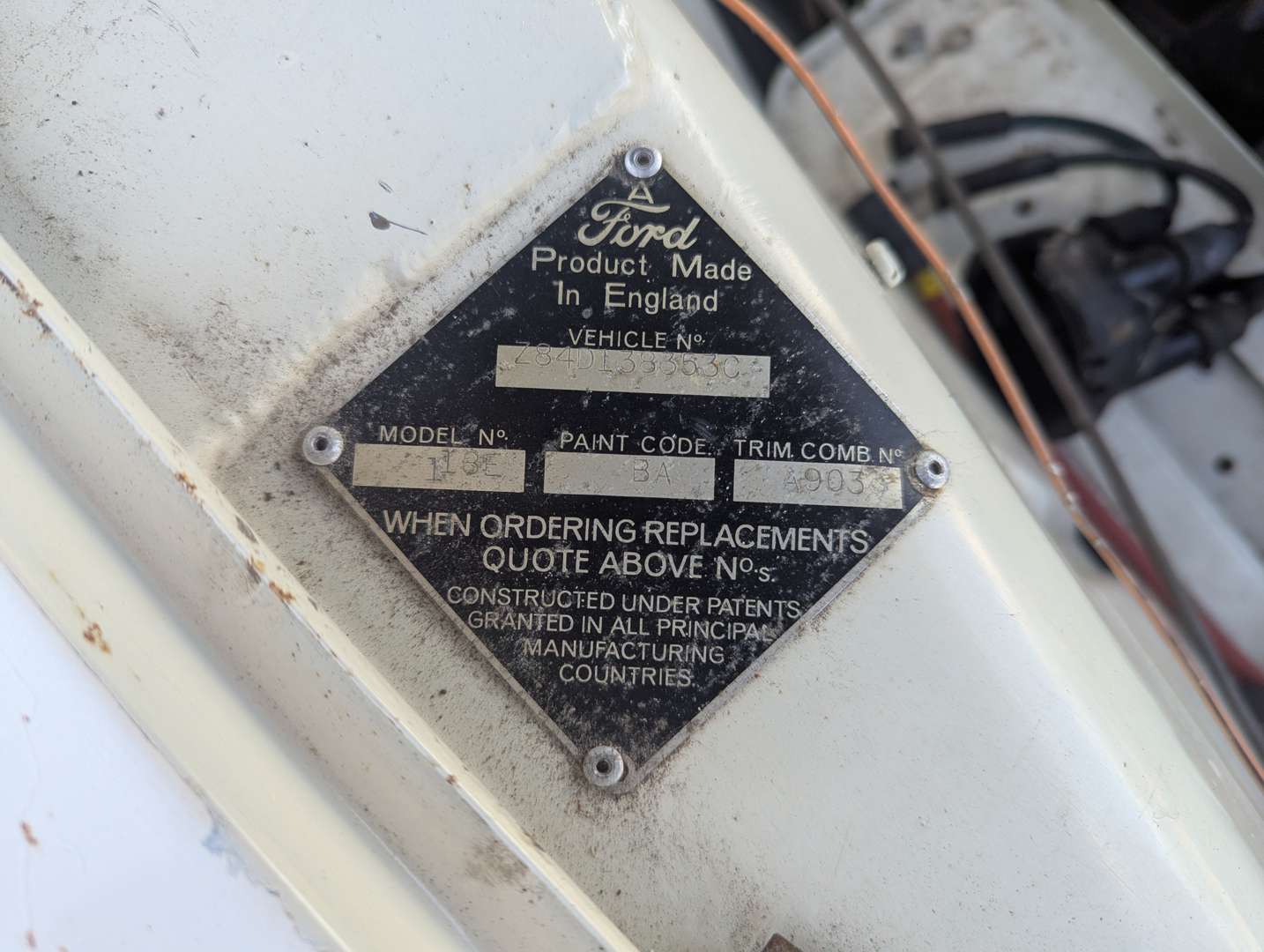 <p>1964 FORD CORTINA ‘SUPER’ MkI</p>