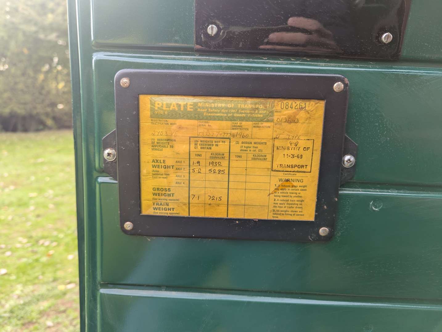 <p>1960 BEDFORD J3 TYPE</p>