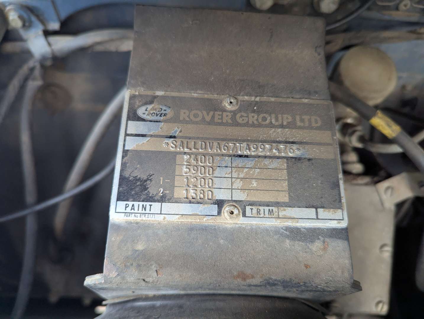 <p>1996 LAND ROVER DEFENDER 90 TDI</p>