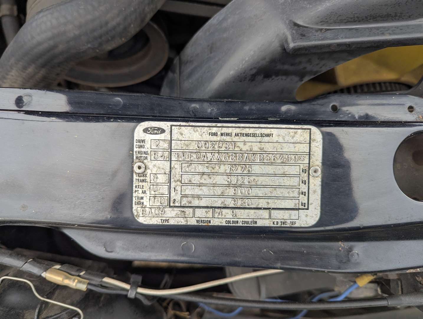 <p>1989 FORD SIERRA GLS 2.9I 4X4</p>