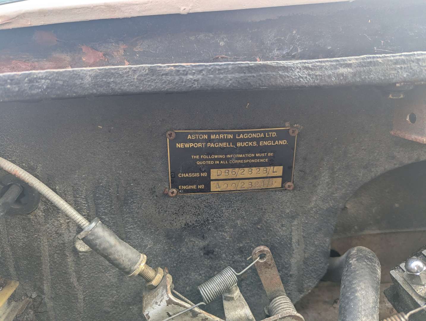 <p>1966 ASTON MARTIN DB6 VANTAGE</p>