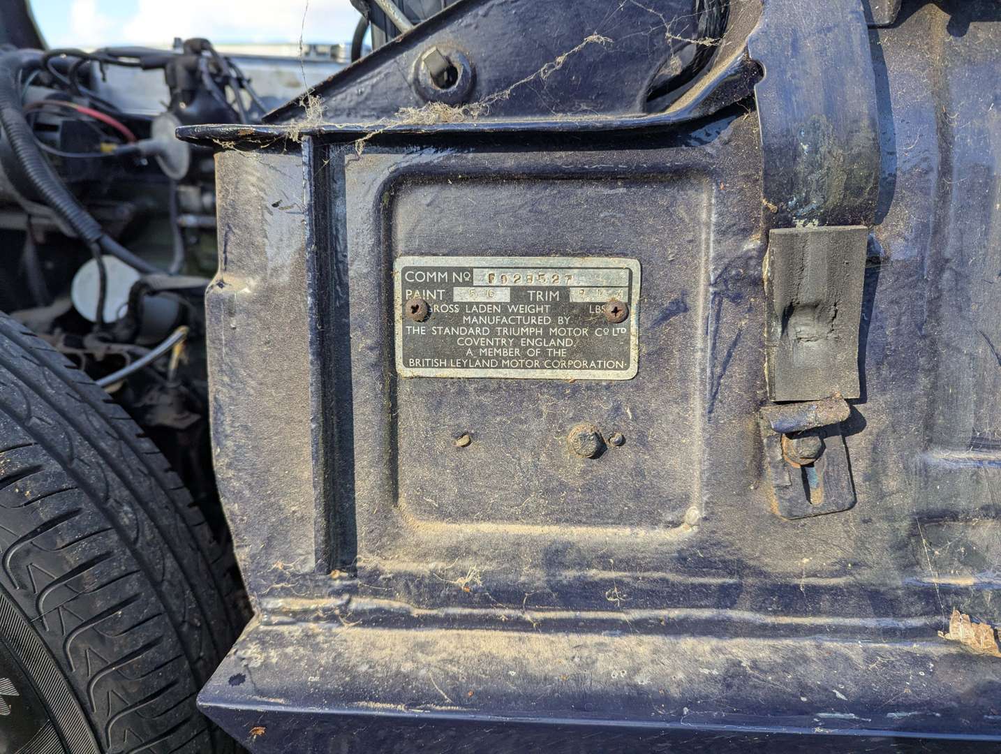 <p>1968 TRIUMPH SPITFIRE MKIII</p>