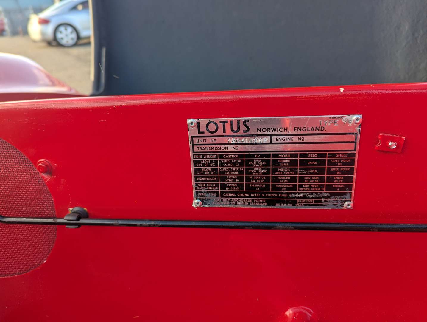 <p>1972 LOTUS EUROPA</p>