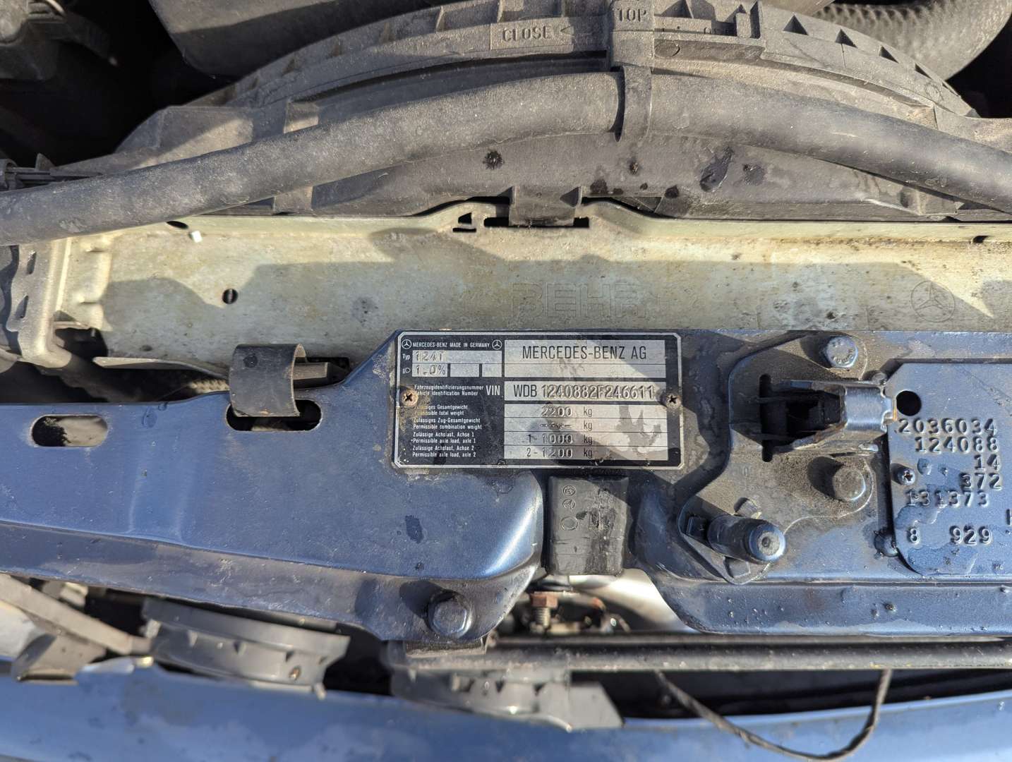 <p>1993 MERCEDES 280 TE AUTO ESTATE</p>